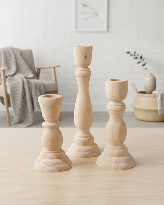 Aurivva Candlelight – Terra Wooden Candle Holder