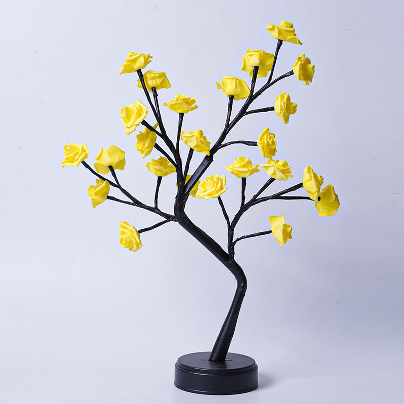 Aurivva Rose Tree Lamp | USB Fairy Light for Home & Gifts