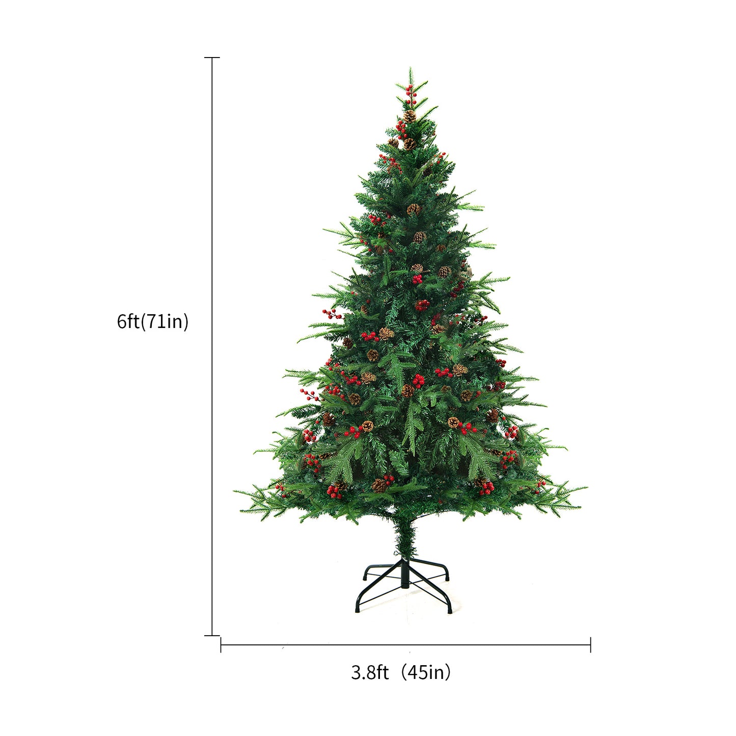 Artificial Snow Christmas Tree | PVC Holiday Decoration Tree
