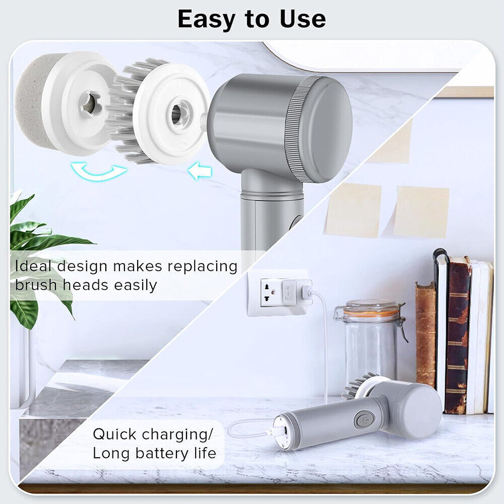 Aurivva Spin Scrub Cleaner | Rechargeable Cordless Cleaning Brush