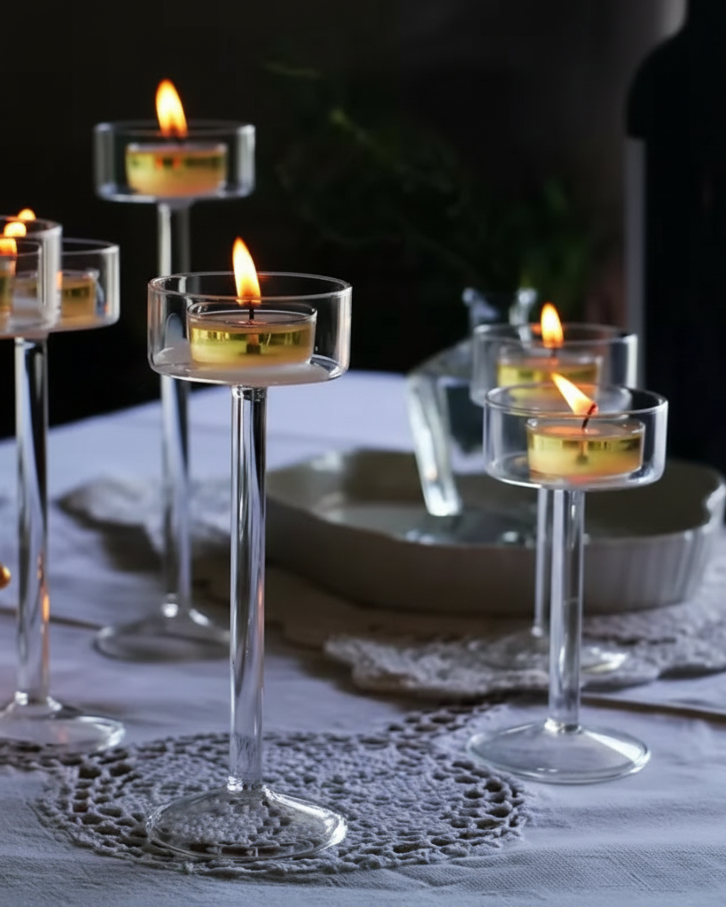 Aurivva Candlelight – Luma Glass Holders