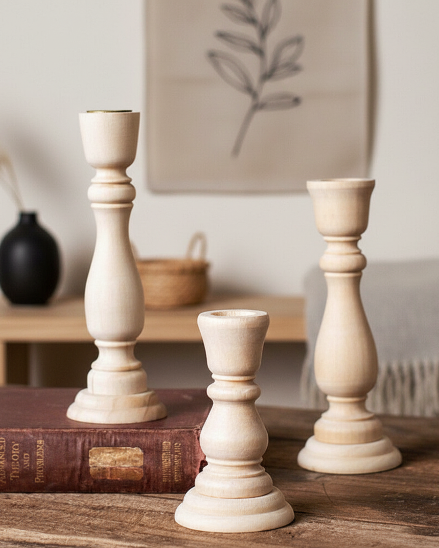 Aurivva Candlelight – Terra Wooden Candle Holder