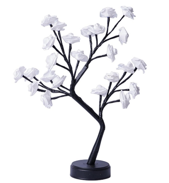 Aurivva Rose Tree Lamp | USB Fairy Light for Home & Gifts