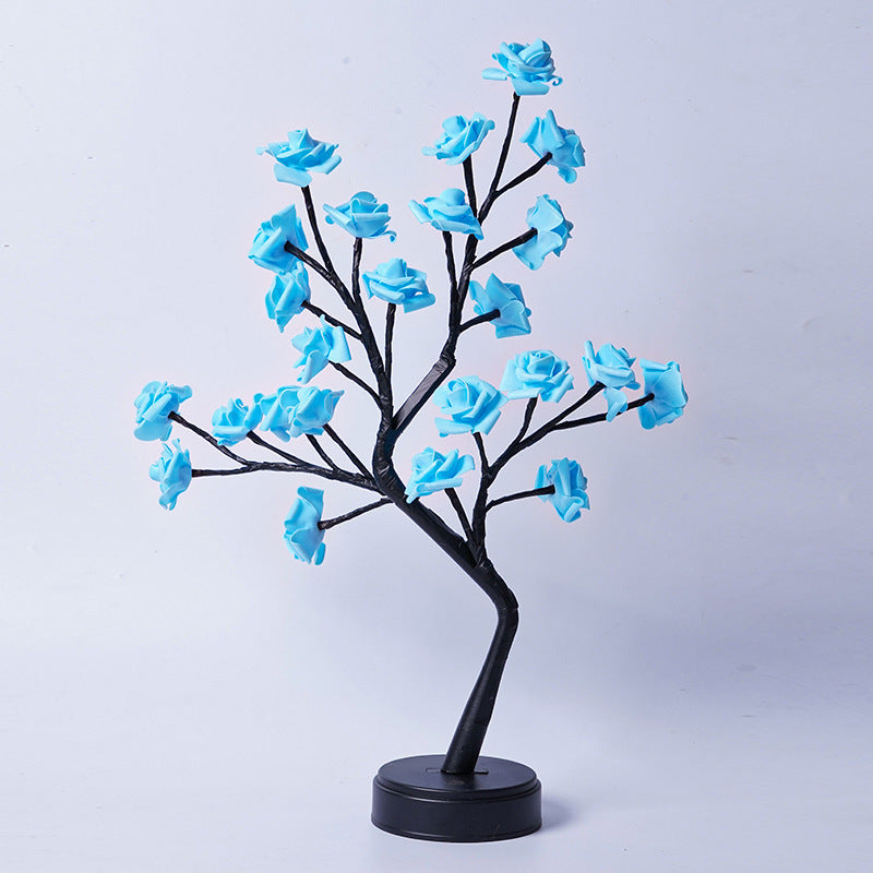 Aurivva Rose Tree Lamp | USB Fairy Light for Home & Gifts