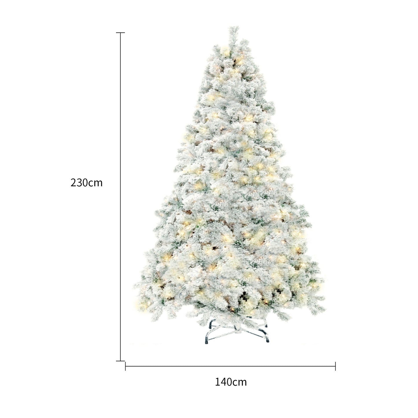 Artificial Snow Christmas Tree | PVC Holiday Decoration Tree