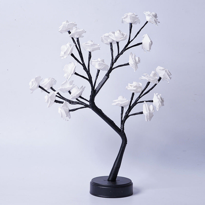 Aurivva Rose Tree Lamp | USB Fairy Light for Home & Gifts