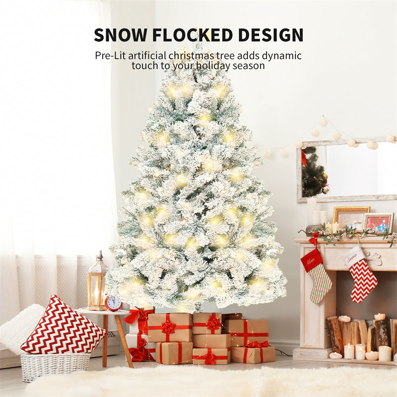 Artificial Snow Christmas Tree | PVC Holiday Decoration Tree