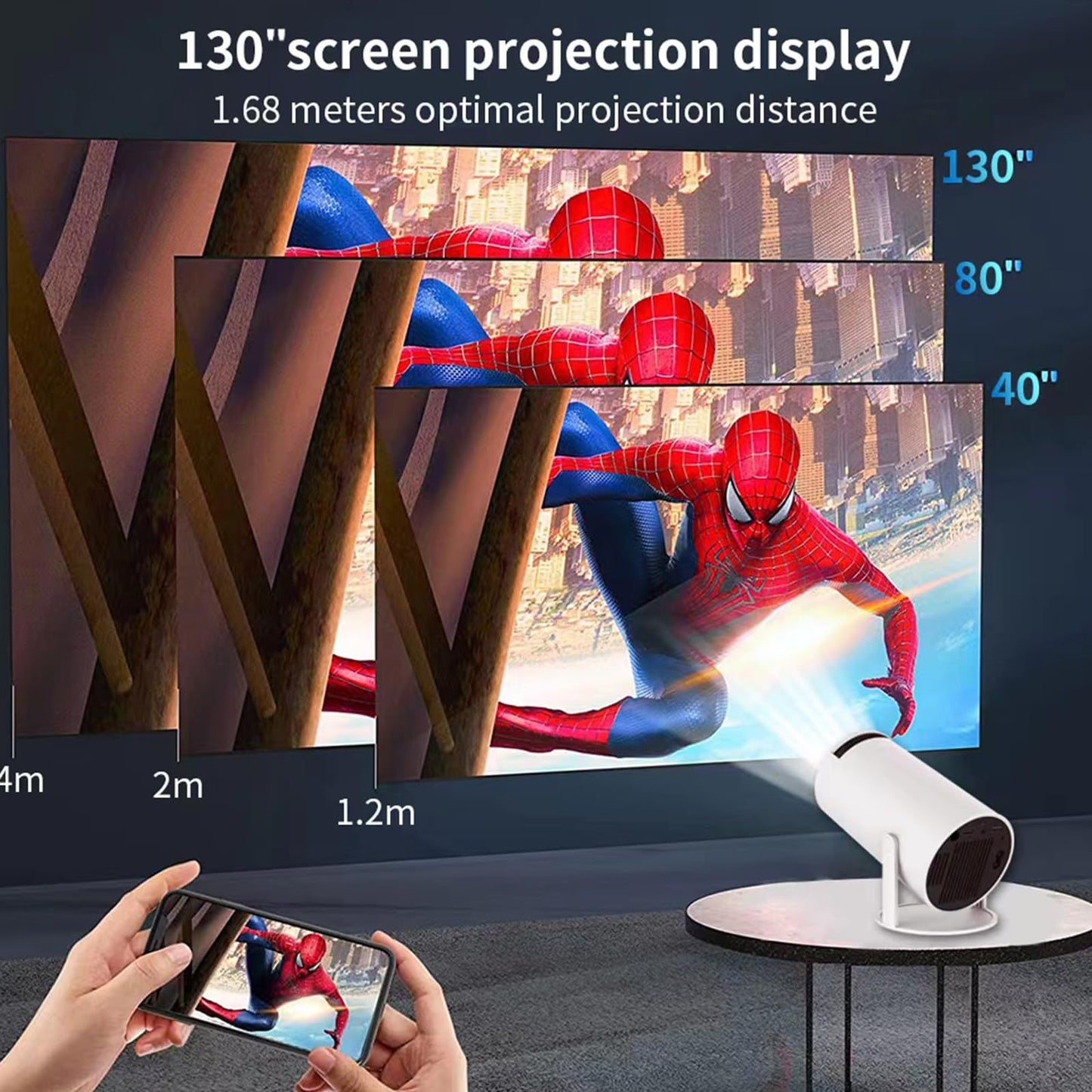 Aurivva Portable Smart Projector | Home Cinema