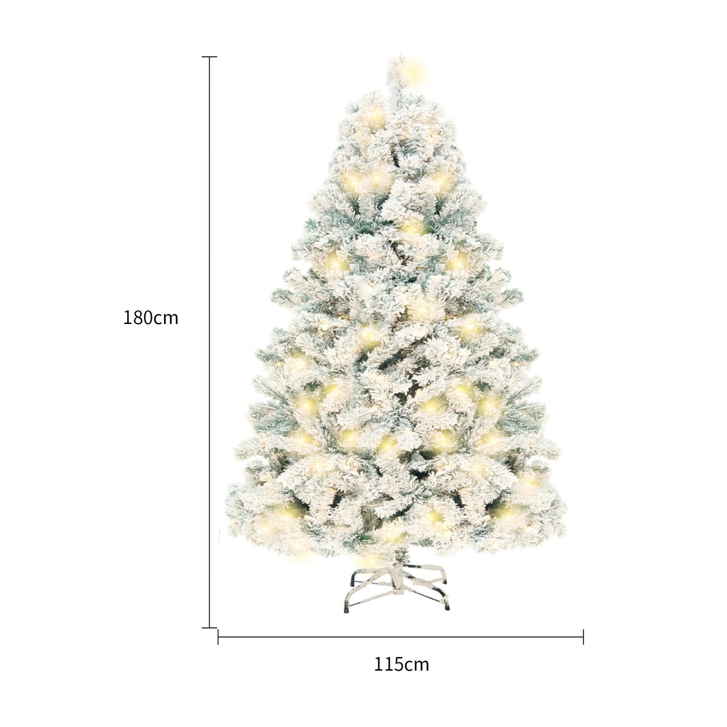 Artificial Snow Christmas Tree | PVC Holiday Decoration Tree