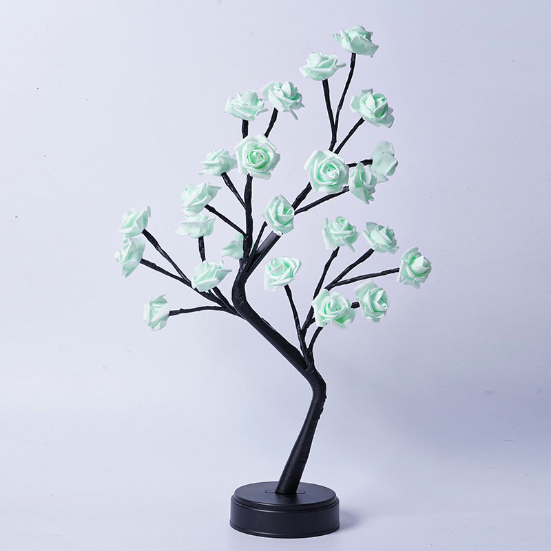 Aurivva Rose Tree Lamp | USB Fairy Light for Home & Gifts